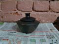 Sugar pot made of serpentinite stone
