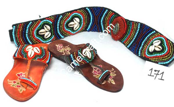 Kolhapuri chappals embridery, clourful