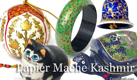 Papier mache, Paper mache kashmir