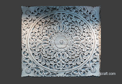 wooden panel decorated