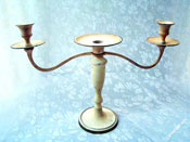 white candle-holder